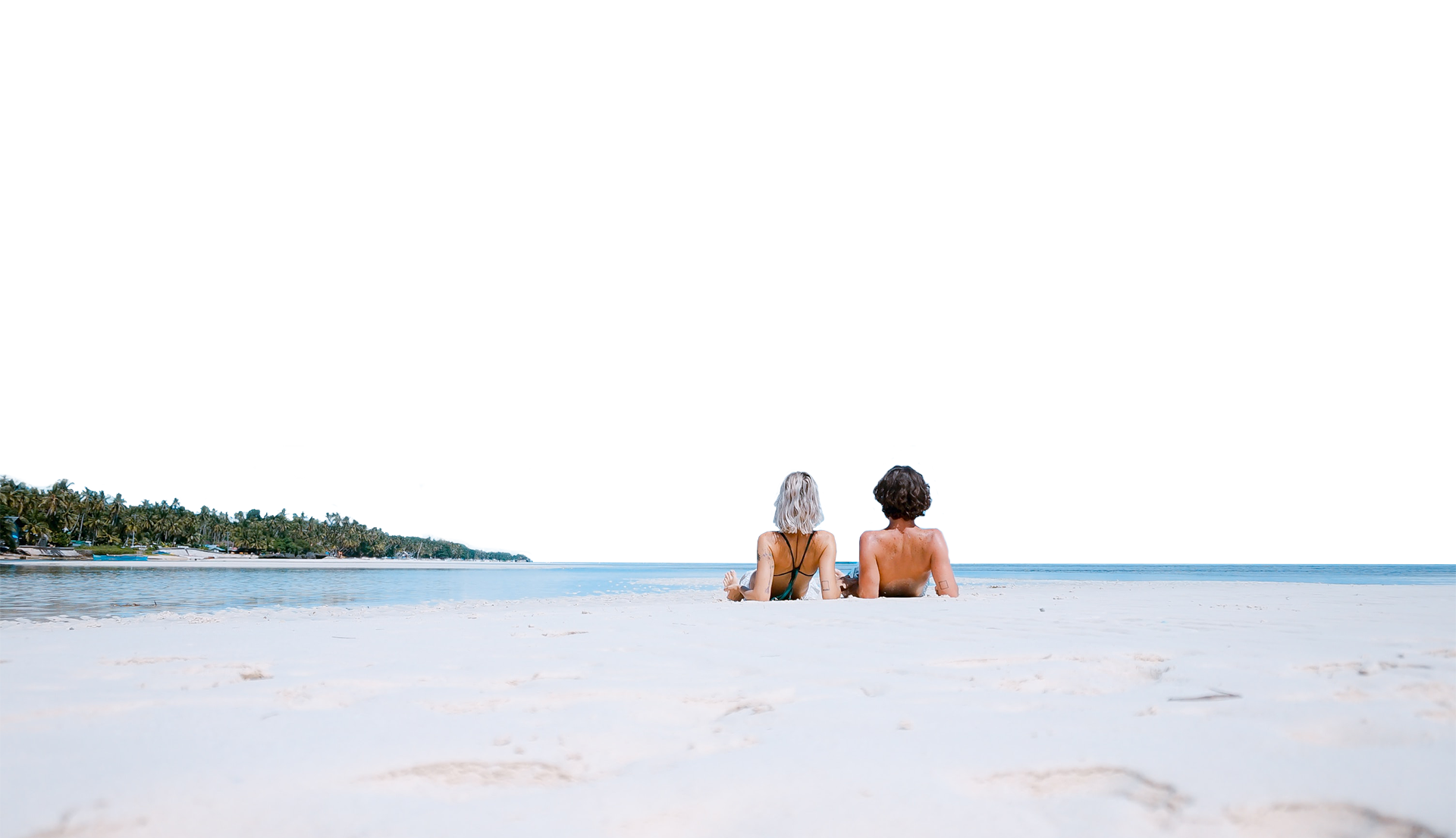 palawan couple plage